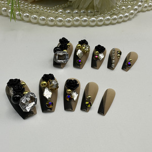 Pointes d'<span class=keywords><strong>ongles</strong></span> réutilisables longue durée de vie non toxique <span class=keywords><strong>gel</strong></span> vernis acrylique presse sur les <span class=keywords><strong>ongles</strong></span> 24 pièces/unité <span class=keywords><strong>faux</strong></span> <span class=keywords><strong>ongles</strong></span> - Product Image 6