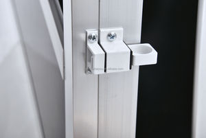 Baiyou Dayanıklı MDF Alüminyum Çift Kapılı Evcil Hayvan Köpek Kafesi Çevre Dostu Güvenli Taşınabilir Hafif İtmeli Kapatma Sistemli 4 Mevsim Kullanım İçin - Product Image 6