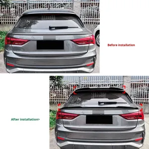 Aileron supérieur ABS pour Audi <span class=keywords><strong>Q3</strong></span> F3 Coupé 2019+, aileron central, autocollant de voiture, accessoires de modification - Product Image 2