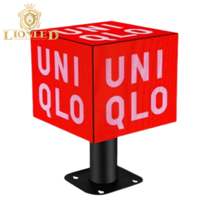 Lionled p2.5 thiết kế mới HD Sáng Tạo Bảng menu <span class=keywords><strong>Led</strong></span> hộp Đèn 5 Side 480*480 ma thuật Cube Màn hình hiển thị cho trung tâm mua sắm - Product Image 1