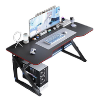 Juego de mesa y silla de juego Simple y moderna y barata con estante, mesa de ordenador para el hogar de alta calidad, organizador de escritorio para Juegos de oficina
