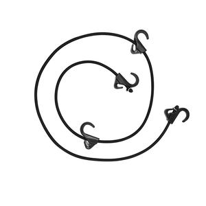 Corde élastique à quatre brins pour <span class=keywords><strong>camping</strong></span>-<span class=keywords><strong>car</strong></span>, chariot de <span class=keywords><strong>camping</strong></span> avec filet, corde extensible très élastique, utilisée pour tirer les chariots et les crochets - Product Image 1