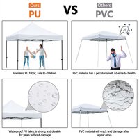 Linyi chunhe tente extérieure en toile de haute qualité 2x2 mètres, tente gazébo, pop-up