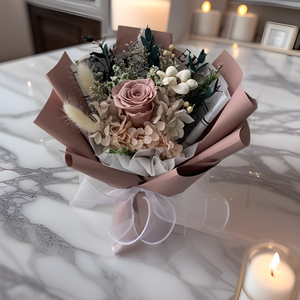 <span class=keywords><strong>Ramo</strong></span> de flores pequeñas naturales románticas, <span class=keywords><strong>ramo</strong></span> de flores de boda, <span class=keywords><strong>ramo</strong></span> de rosas preservadas para decoración de eventos de Graduación - Product Image 3