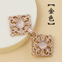 Boutons en métal en forme de grenouille chinoise pour Hanfu, boutons vintage pour Cheongsam, accessoires décoratifs pour vêtements, personnalisation OEM en usine