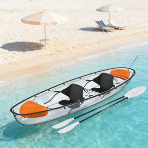 Kayak de pêche portable préféré en polycarbonate, épaisseur 6 mm, Kayak Pesca pour le camping et l'exploration des lacs - Product Image 1