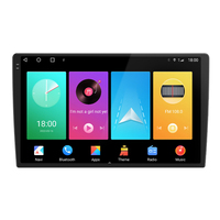QLED layar Android GPS 10.36 inci, mobil kendali Radio 2 din dengan RAM 4GB ROM 32GB/6G 128G kamera 360 derajat