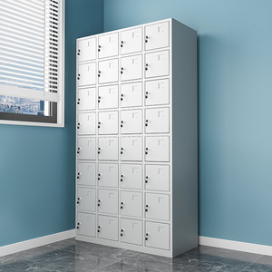 Steel <b>Lockers</b> 32 Door With Locks Standing Type Storage <b>Cabinets</b> For Gym Employee Use - Product Image 2