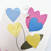 Bloc-notes personnalisable, mini notes adhésives colorées, notes adhésives mignonnes en PET