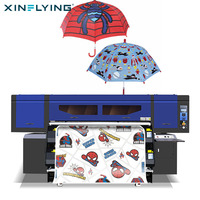 Imprimante textile numérique à sublimation 3D Hoson 8 têtes XinFlying 6198E I3200-A1best Dye de 1,3 m/1,6 m/1,8 m/1,9 m