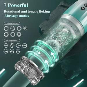 Wasserdichter Penis-Massage-Masturbator für Männer, Elektrisch, Rotierend und Saugend, Automatischer Männlicher Masturbator, Vaginal-Cup, Sexspielzeug für Erwachsene - Product Image 4