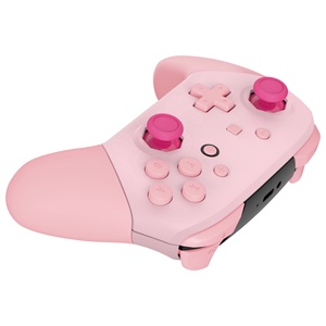 Coque de remplacement avant et arrière EXtremeRate DIY pour manette Nintendo Switch Pro avec poignées - Product Image 4