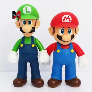 2023 yeni varış karikatür modeli bebekler PVC 3D Mario Bros aksiyon figürleri