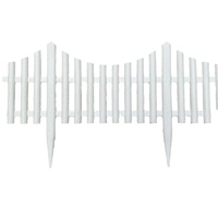 Petite clôture en plastique en gros Installation facile Barrière de jardin de style australien pour les cours et la maison Épissage gratuit