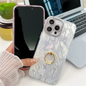 Funda para Teléfono con Diseño IMD y Purpurina, para Samsung Galaxy S25 Ultra S24 S23 A55 A36 A35 A25 A16 <span class=keywords><strong>A15</strong></span>, con Soporte de Diamantes - Product Image 3