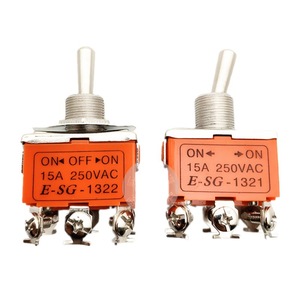 Interrupteur à bascule à six broches et deux broches pour équipement électrique, type 1321 - Product Image 3