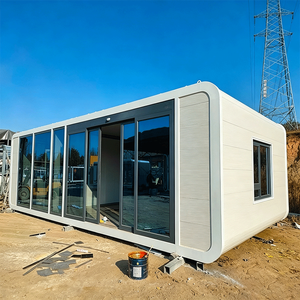 Casa Contenedor Tipo Cabaña Apple - Diseño Moderno, Construcción <span class=keywords><strong>de</strong></span> Acero Transpirable, Fácil Instalación, Oficina Exterior, Sala <span class=keywords><strong>de</strong></span> Estar, Entrada - Product Image 1