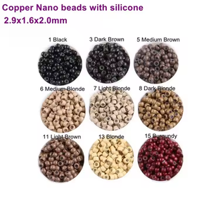 Anillos Nano BLT al por Mayor con Herramientas de Extensión de <span class=keywords><strong>Cabello</strong></span> de Queratina de Silicona, Anillos de Cobre Micro Nano, Fácil de Usar, Extensiones de <span class=keywords><strong>Cabello</strong></span> Humano - Product Image 2