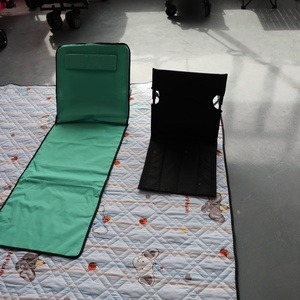 Tapis de <span class=keywords><strong>plage</strong></span> portable, pliable, durable, antidérapant, résistant à l'humidité, écologique, en polyester, avec dossier réglable, personnalisable, chaise longue - Product Image 1