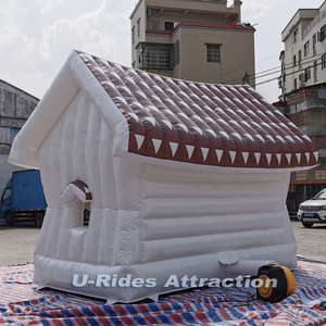 Casa de rebote inflable de PVC con diseño de Casa Blanca personalizada al por mayor, Castillo de nieve, nuevo diseño, bolsa de entretenimiento de salto para niños - Product Image 4