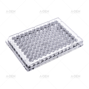 Microplate ELISA transparente à fond en V à 96 puits, stérile ou non stérile, pour liaison moyenne à élevée, avec couvercle, consommables de laboratoire pour la recherche - Product Image 5
