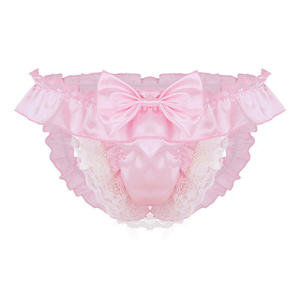 <span class=keywords><strong>Slip</strong></span> Trasparenti da <span class=keywords><strong>Uomo</strong></span>, Bikini in Raso, Perizoma, Intimo Sexy, Abbigliamento Divertente per Gay, Lingerie Intima - Product Image 6