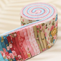 Rouleau de tissu en coton 100% pour patchwork imprimé fait main personnalisé, quilting, bricolage, couture, rouleau de tissu pour quilting