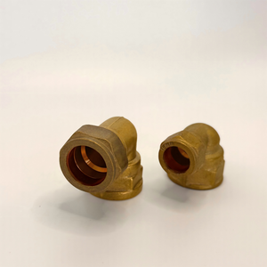 שרוול נחושת חיבור מהיר הסיטונאי 15 מ "מ 22 מ" מ 28 מ "מ חצי אינץ 90 ממתכת צינור פליז נקבה הולם - Product Image 4