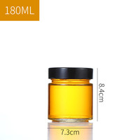 Wadah Kaca Penyimpanan Makanan Kaleng 180ml 280ml 380ml Stoples Kaca Kedap Udara untuk Saus Cabai, Selai, dan Jeli dengan Tutup Putar