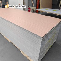 Vente Panneaux muraux en fibre de charbon de bambou WPC Panneau mural en bois et métal pour la décoration intérieure du bureau et du salon