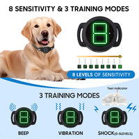 Hunde-Erziehungshalsband zur Bellkontrolle, sicheres, wiederaufladbares elektrisches Halsband mit Fernbedienung