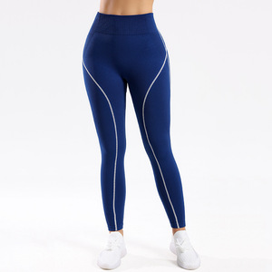 <span class=keywords><strong>Pantaloni</strong></span> da Yoga <span class=keywords><strong>a</strong></span> vita alta da donna <span class=keywords><strong>pantaloni</strong></span> da Yoga <span class=keywords><strong>a</strong></span> <span class=keywords><strong>costine</strong></span> <span class=keywords><strong>a</strong></span> blocchi di colore di vendita <span class=keywords><strong>a</strong></span> caldo Base Fitness aderente alla pesca lungo senza soluzione di continuità - Product Image 4