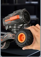2024 électrique rotation déformation voiture jouets 2-en-1 Interchangeable jouet bulle pistolet hauts véhicule routier 360 degrés Rc bulle voiture
