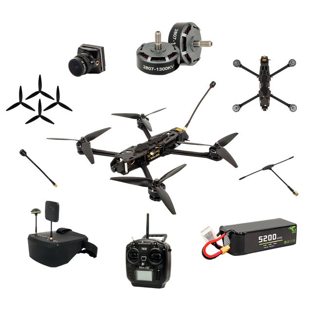 Heavy Payload 4K HD Video FPV Drone 7 10 Inch Long Flight Time Long Distance 9km Racing Drones for Outdoor Adventures