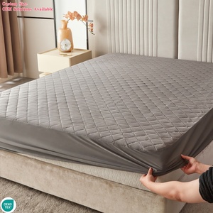 Thoáng khí mềm không gây dị ứng nệm bảo vệ sâu túi đàn hồi phù hợp với chần không thấm nước nệm <span class=keywords><strong>Pad</strong></span> Bìa - Product Image 1