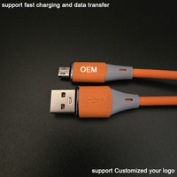 Cables USB A a Micro USB V8 de Silicona, Resistentes, de Alta Elasticidad, Irrompibles, para Android, 2A