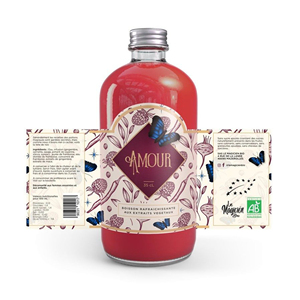 Nhà Sản Xuất Thực Phẩm Nước Trái Cây Nhãn Dán Biểu Tượng Tùy Chỉnh In Ấn Nước Giải Khát Uống Chai Nước Trái Cây Bao Bì Sticker Kết Cấu Giấy Nhãn - Product Image 2