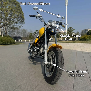 Motocicleta <span class=keywords><strong>Chopper</strong></span> Estilo Retro 2026 de <span class=keywords><strong>125cc</strong></span> - Motor Horizontal de Alto Rendimiento, Escape Doble y Cromado para Adultos - Product Image 4