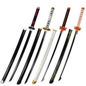 Espadas de brinquedo infantil, eco abs, bambu, espada samurai, espada de duas dimensões, adereços de cosplay, anime re gravado