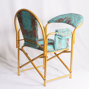 كرسي صلاة معدني للمسلمين بسعر الجملة قابل للطي والتكديس مع وسادة متحركة - Product Image 3