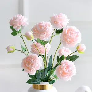 N157 venditore caldo decorazione di nozze decorazione della casa forniture di nozze rododendro fiore artificiale fiori artificiali