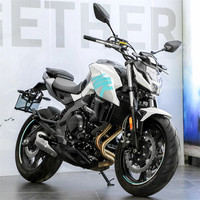 Nouvelle Moto Électrique à Injection, Refroidie par Eau, Double Cylindre NK400/NK250, 400-600cc, 160Km/h, Moto de Route Robuste pour Hommes