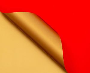 Dual-Color Flower Bouquet <strong>Wrapping</strong> <strong>Paper</strong>, Waterproof Gold European Craft <strong>Paper</strong> , Gilded Flower Packaging <strong>Paper</strong> Materials - Product Image 3