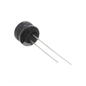ตัวเก็บประจุ UF 330 UF 20% 4V แบบมีรู UMA0G331MDD รัศมี330 UF ของแท้ - Product Image 1