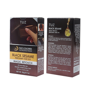 TUZ Vente en gros Teintures capillaires naturelles Couleur noir et marron <span class=keywords><strong>Retouche</strong></span> magique Teinture capillaire temporaire pour tous les types de <span class=keywords><strong>cheveux</strong></span> - Product Image 3
