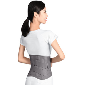 Support lombaire Tatsuki avec plaque en acier, respirant et auto-chauffant, pour soulager les douleurs dorsales, tailles S, M, L, XL, gris foncé - Product Image 2