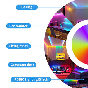 Bande LED Intelligente Joystar RGB 5m avec Contrôle par Application, Économie d'Énergie, <span class=keywords><strong>Puce</strong></span> 4848 et Prise EU pour Décoration de Chambre - Product Image 6
