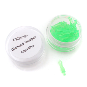 SJ Autoclave-Ready Dental Poly Wedges, Matériaux de <span class=keywords><strong>restauration</strong></span> interdentaire en composite, à alimentation manuelle, jetables, en forme de diamant - Product Image 4