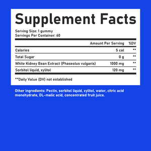 Hot Sale White Kidney Bean Gummies with White Kidney Bean Extract Appetite Supports Carb Control Way Supports Healthy Energy - Product Image 2