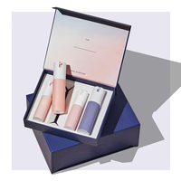 Boîtes d'emballage de luxe en gros, impression personnalisée, boîte cadeau rigide en carton pliable avec ruban magnétique